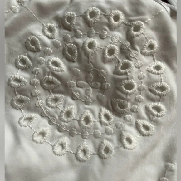 Seafolly NWT Sz 10 (US) gorgeous eyelet bandeau (w/strap) & hi-waist bikini - Picture 5 of 15